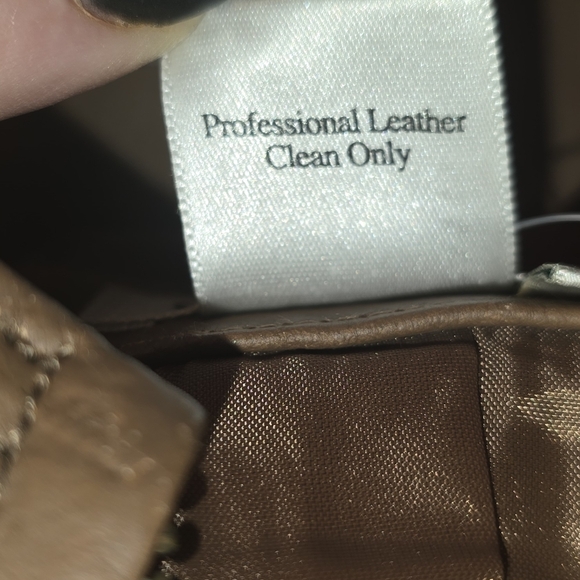 🤩Host Pick❤️NWT Coldwater Creek Leather Blazer/Jacket Women's Sz Petite Medium - Picture 9 of 10